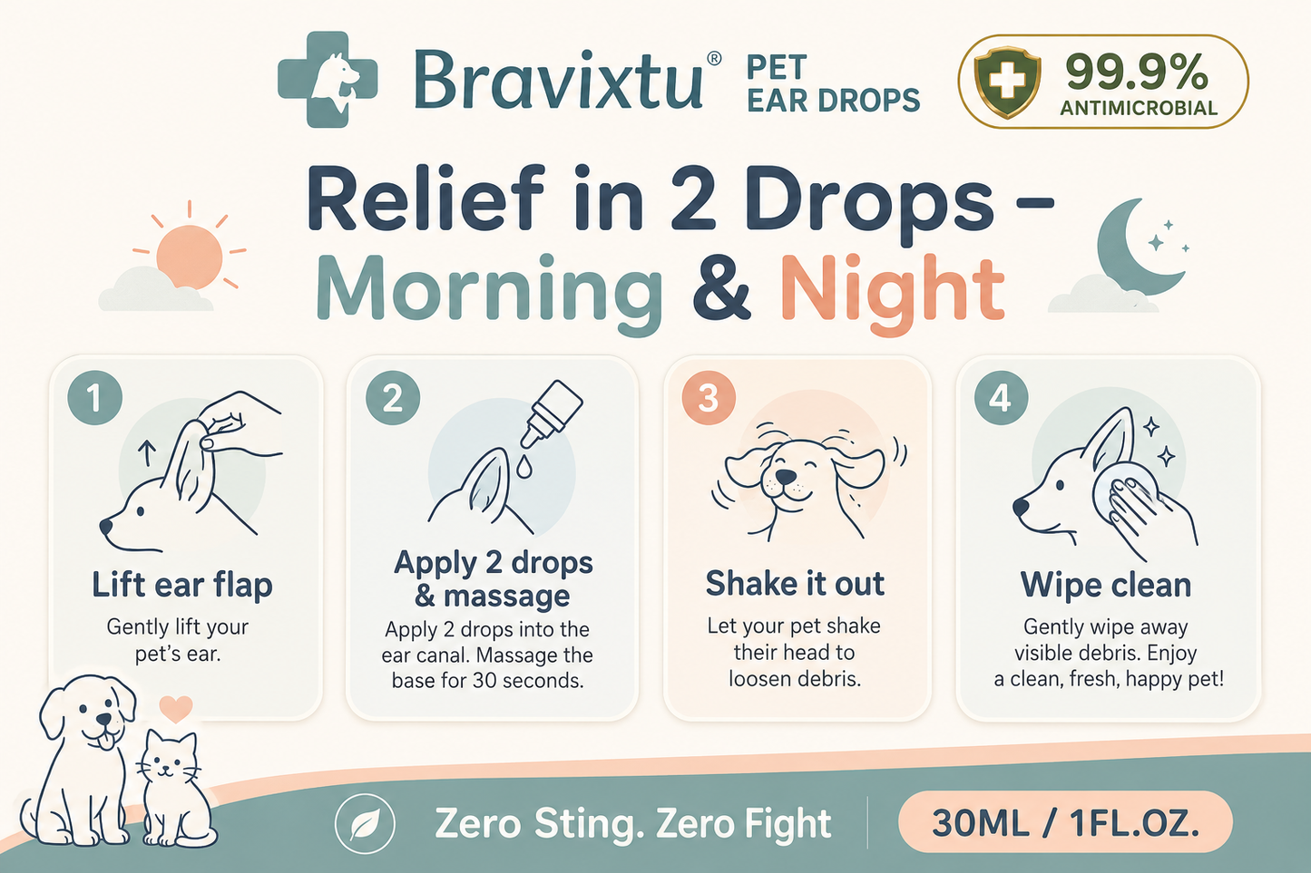 ✅ Official store: Bravixu™ Chamomile & Calendula Gentle Ear Rinse