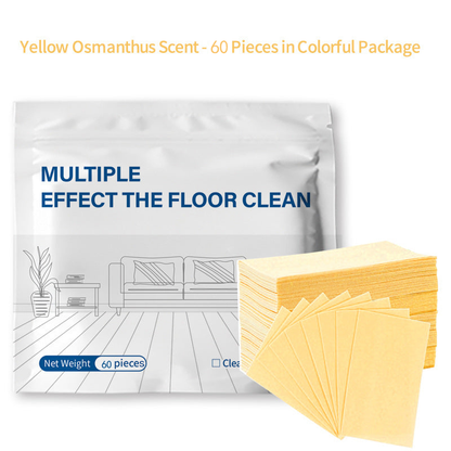 60-Pieces Multi-Effect Floor Cleaning Sheets